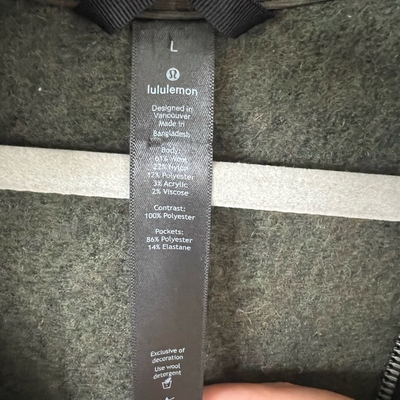 Lululemon wool jacket sweater - Picture 3 of 5